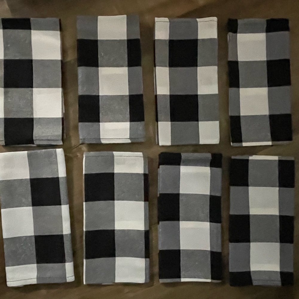 Fabric dinner napkins